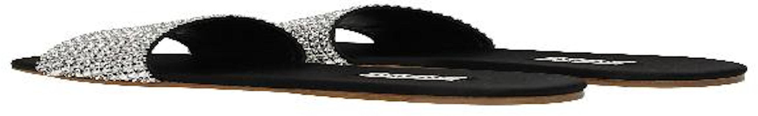 MIU MIU Crystal Slipper and Clog 'Silver Black' 5XX4353L8TF00C0 Lookbook MIU MIU Crystal Slipper and Clog 'Silver Black' 5XX4353L8TF00C0