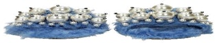 Order MIU MIU Selipar Bulu Tiruan 'Heavenly Blue' 5XX115ECOSHEARLINGCIELO