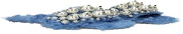 MIU MIU Selipar Bulu Tiruan 'Heavenly Blue' 5XX115ECOSHEARLINGCIELO