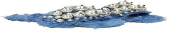 Shop MIU MIU Selipar Bulu Tiruan 'Heavenly Blue' 5XX115ECOSHEARLINGCIELO