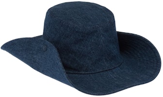 MIU MIU Embroidered Denim Cap Unisex Couple Style - Blue. 5HC221-2F3W-F022X MIU MIU Embroidered Denim Cap Unisex Couple Style - Blue. 5HC221-2F3W-F022X