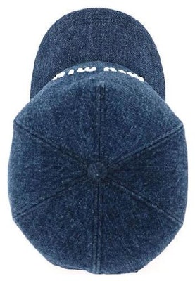 MIU MIU Topi Baseball Denim Kapas Logo Bordir Unisex Gaya Pasangan. 5HC179-2F3W Purchase MIU MIU Topi Baseball Denim Kapas Logo Bordir Unisex Gaya Pasangan. 5HC179-2F3W