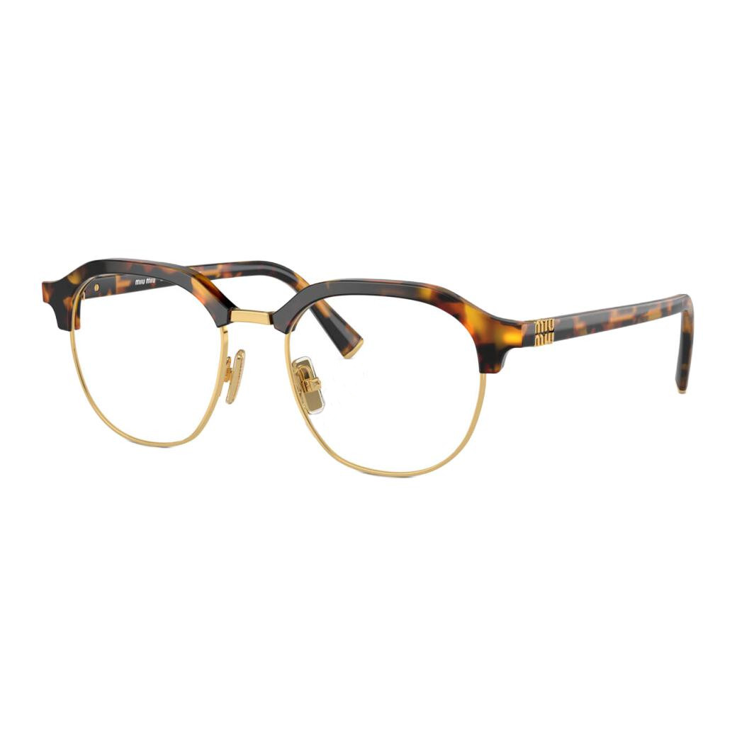 MIU MIU Eyewear Irregular Optical Frame - Tortoiseshell, Unisex Style. MU10XV-VAU1O1