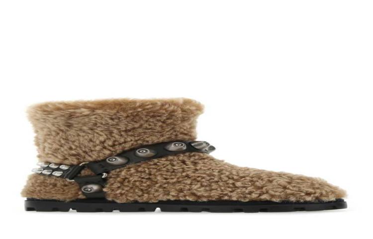 MIU MIU Fendi Shearling Boots 'Camel Ankle' 圖 2