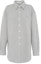 Order MIU MIU FW22 Camisa Gris Unisex Manga Larga Protección Solar Logo Bordado MJL865-102J-F0031