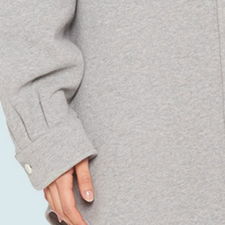 Details for MIU MIU FW22 刺繡Logo長袖防曬上衣 中性 灰色 MJL865-102J-F0031