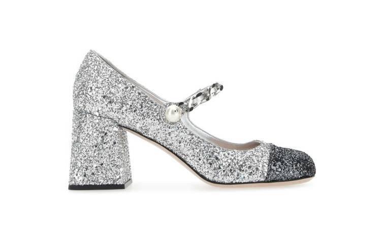 MIU MIU Gucci High Heel Pumps 'Silver' 5I248D3A9NF0WG9FD065