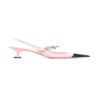 MIU MIU Heeled Sandals 'Pink'