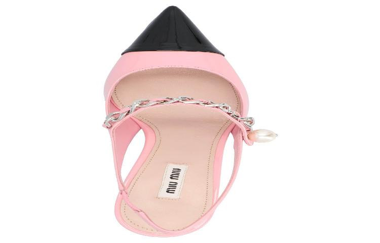 MIU MIU Heeled Sandals 'Pink' 圖 4