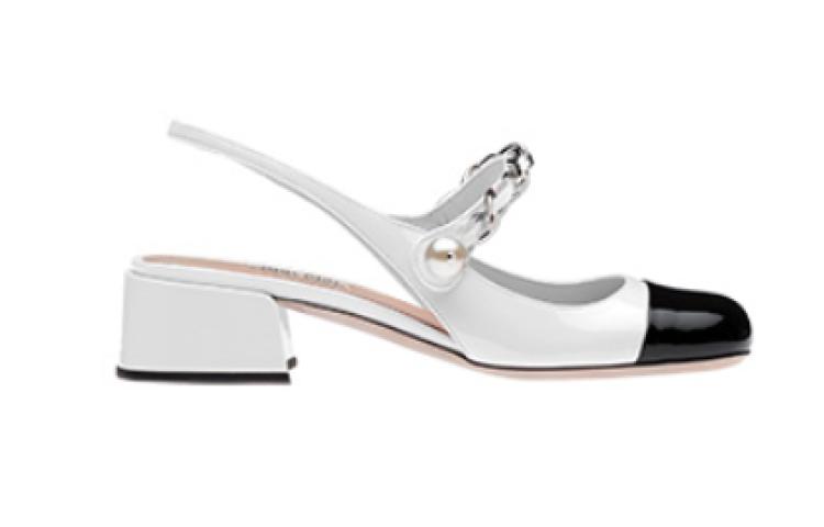 MIU MIU Heeled Sneaker 'White' 圖 2