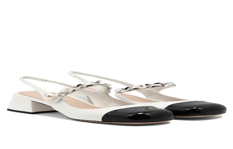 MIU MIU Heeled Sneaker 'White' 圖 7