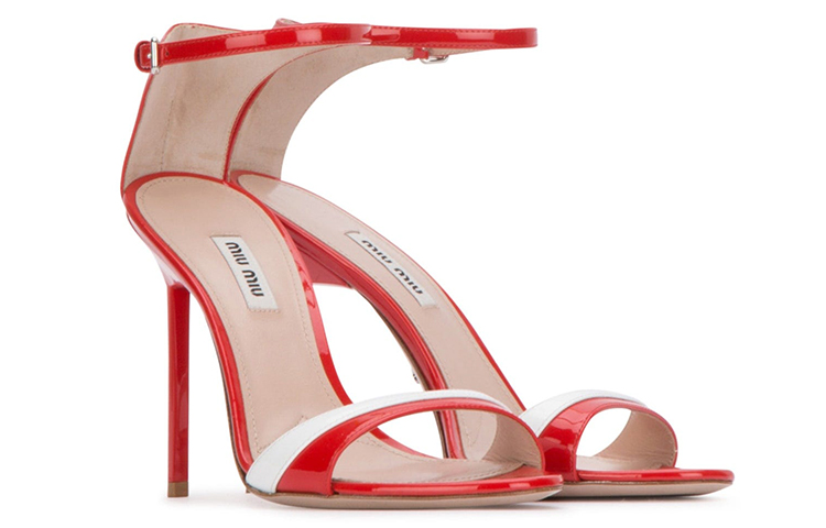 MIU MIU High-Top Sneaker 'Red Ribbon' 圖 3