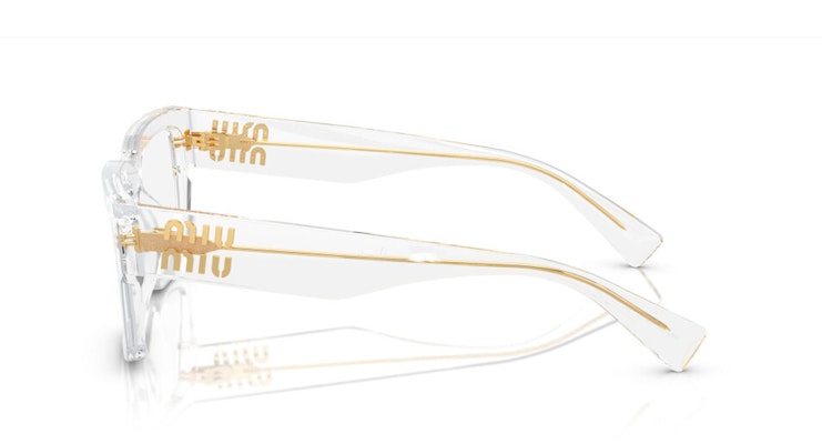 MIU MIU 不規則男士透明框光學眼鏡品牌標誌設計 MU02XV2AZ1O1 Lookbook MIU MIU 不規則男士透明框光學眼鏡品牌標誌設計 MU02XV2AZ1O1