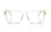 Purchase MIU MIU 不規則男士透明框光學眼鏡品牌標誌設計 MU02XV2AZ1O1
