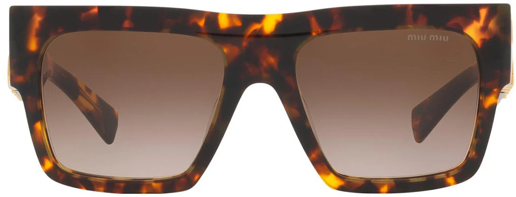 MIU MIU Irregular Plastic Sunglasses Brown MU10WSVAU6S1 Order MIU MIU Irregular Plastic Sunglasses Brown MU10WSVAU6S1