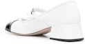 Lookbook MIU MIU JW Anderson x Converse Chuck Taylor 'White High Heels' Kasut Tumit Tinggi. 5I485DF035ZHVF0964