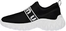 Buy MIU MIU Kasut Kain Slip-On 'Hitam Putih' 5S374D_3KEV_F0002_F_010