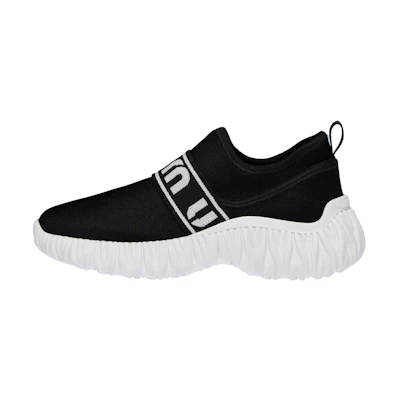 MIU MIU Knit Slip-On Sneakers 'Black White'