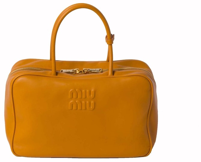 miu-miu-leather-top-handle-pomegranate-yellow
