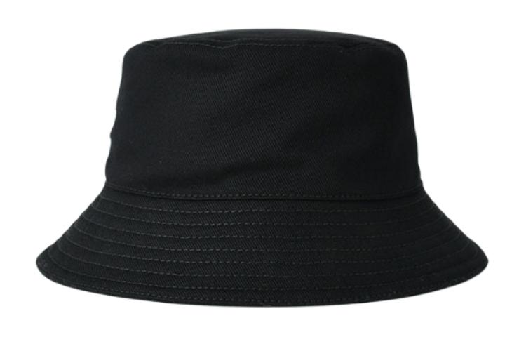 Shop MIU MIU Logo Decor Polyester Unisex Black Bucket Hat for Couples. 102464384