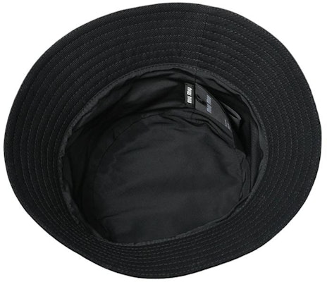 MIU MIU Logo Decor Polyester Unisex Black Bucket Hat for Couples. 102464384 Purchase MIU MIU Logo Decor Polyester Unisex Black Bucket Hat for Couples. 102464384