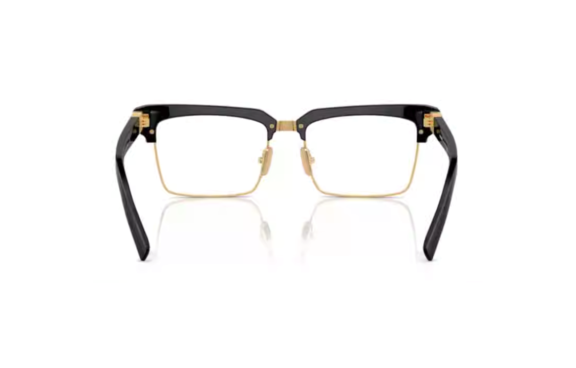 Lookbook MIU MIU Logo Eyeglasses Black Browline Frame Unisex Optical Glasses 0MU11XV16K1O154