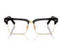 Purchase MIU MIU Logo Eyeglasses Black Browline Frame Unisex Optical Glasses 0MU11XV16K1O154