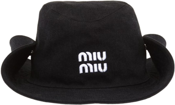 MIU MIU ロゴプリントハット 男女兼用 カップルスタイル - ブラック 5HC221-2F3W-F0967 Buy MIU MIU ロゴプリントハット 男女兼用 カップルスタイル - ブラック 5HC221-2F3W-F0967