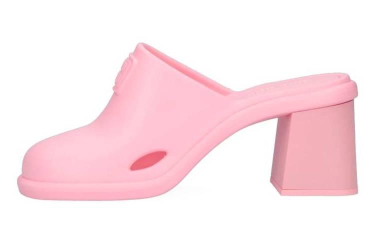 MIU MIU Logo Rubber Mules 'Pink' 圖 3