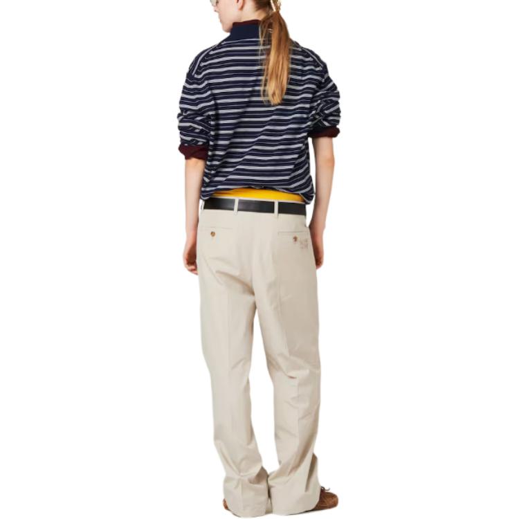 Purchase MIU MIU Baju Polo Jalur Logo Lengan Panjang Unisex Biru MML951-140V-F0008-S-OOO