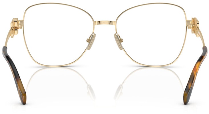 MIU MIU 男款金色金属不规则光学眼镜配LOGO镜腿 MU50XVZVN1O1 Details for MIU MIU 男款金色金属不规则光学眼镜配LOGO镜腿 MU50XVZVN1O1