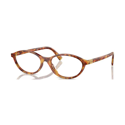 MIU MIU Oval Optical Glasses Tortoise Shell Unisex Frames for Couples. MU 09XV
