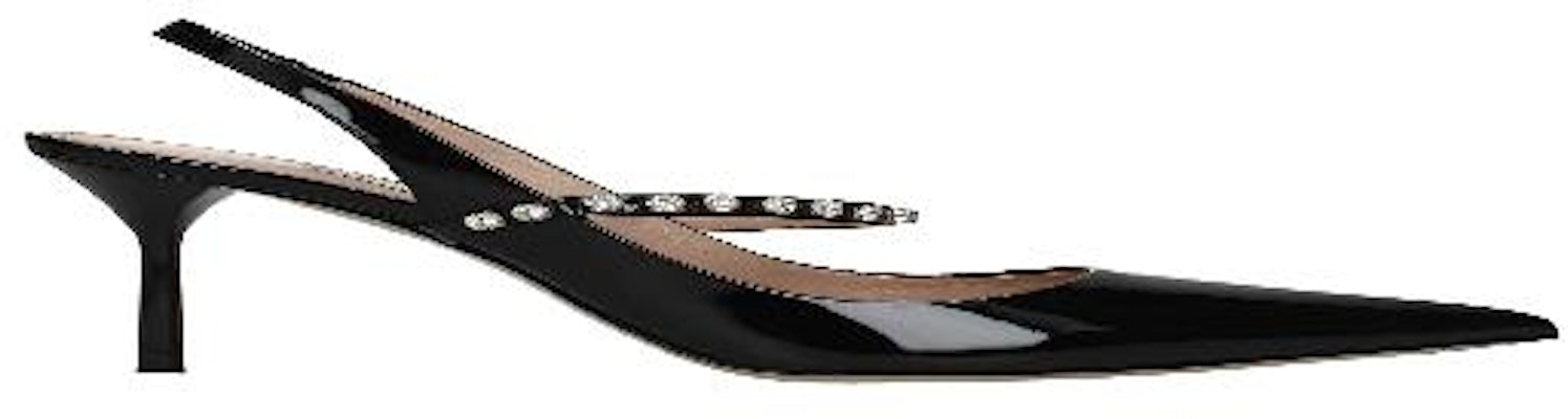 MIU MIU Patent Leather Sandals 'Black' 5I006CJHR085F0002 Shop MIU MIU Patent Leather Sandals 'Black' 5I006CJHR085F0002