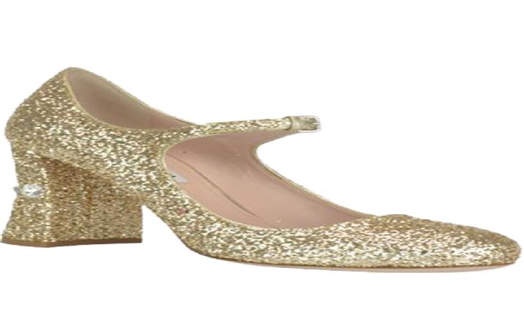 MIU MIU Prada Metallic High Heels 'Gold' 圖 2