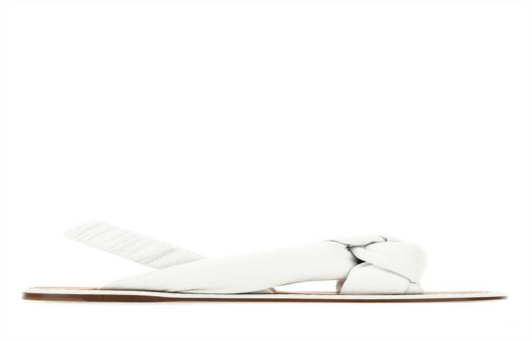 MIU MIU Prada Sandals 'White Nappa Leather'