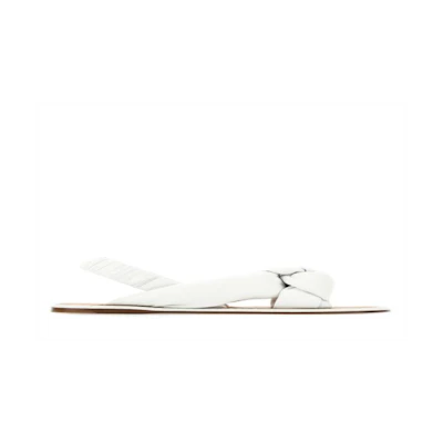 MIU MIU Prada Sandals 'White Nappa Leather'