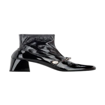 MIU MIU Prada Technical Naplak Booties 'Black'