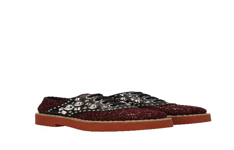 MIU MIU Pre 'Glitter Bordeaux Nero'