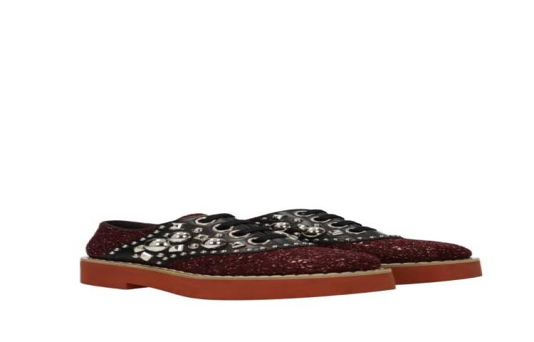 MIU MIU Pre 'Glitter Bordeaux Nero' 圖 20