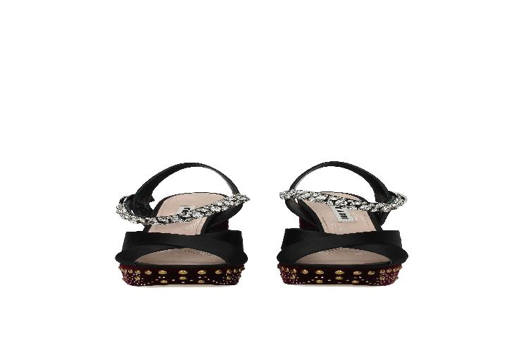 MIU MIU Pre 'Raso Velluto Nero Bordeaux' 圖 2