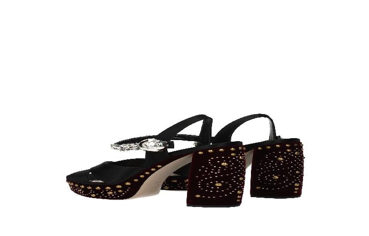 MIU MIU Pre 'Raso Velluto Nero Bordeaux' 圖 3