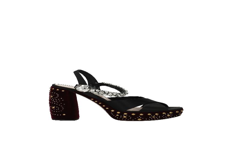 MIU MIU Pre 'Raso Velluto Nero Bordeaux' 圖 5