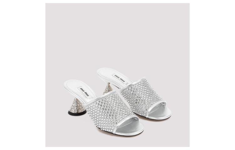 MIU MIU Prelovato Slipper 'Metallic Gold' 圖 5