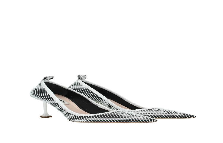 MIU MIU Pumps 'Black White Fabric' 圖 2