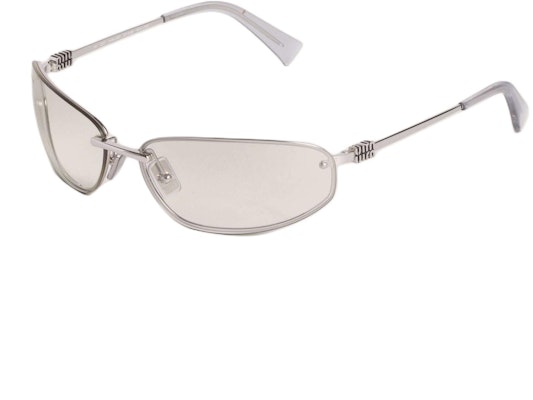 MIU MIU矩形金属太阳镜银色男女同款情侣款式 SMUA50_M1BC_F08H1_C_068 Order MIU MIU矩形金属太阳镜银色男女同款情侣款式 SMUA50_M1BC_F08H1_C_068