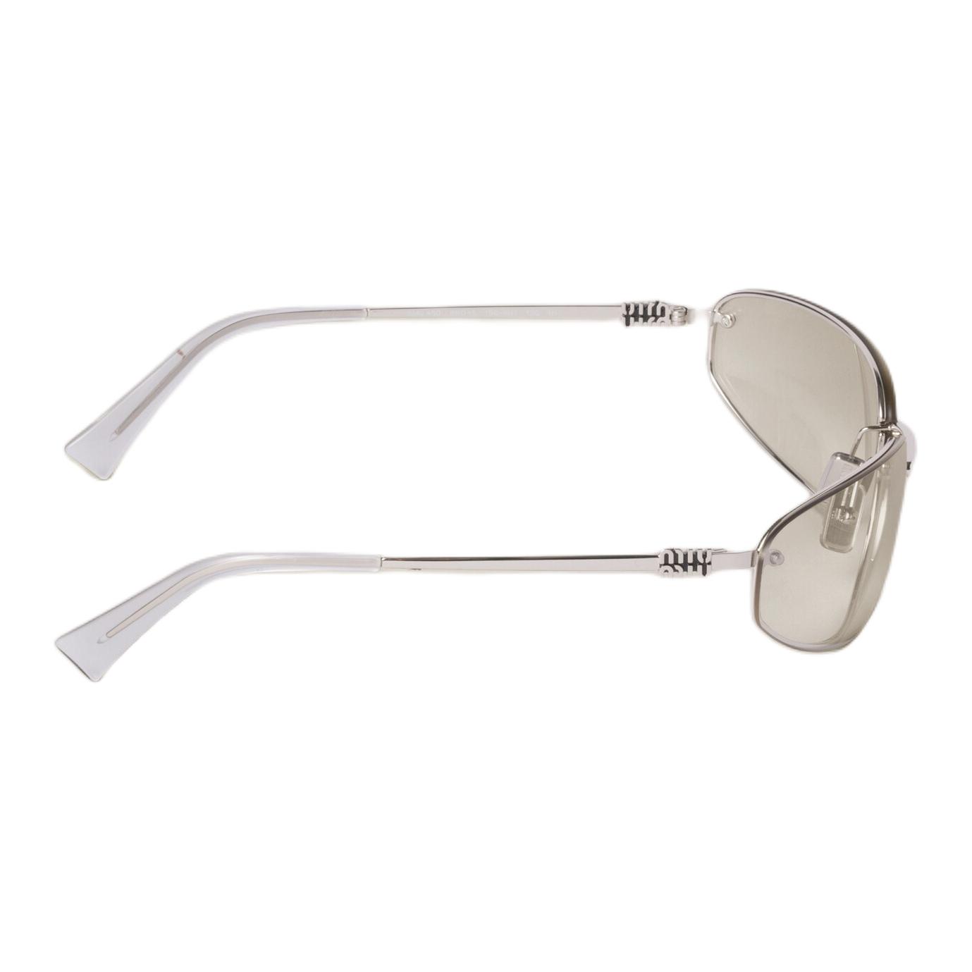 Purchase MIU MIU矩形金属太阳镜银色男女同款情侣款式 SMUA50_M1BC_F08H1_C_068