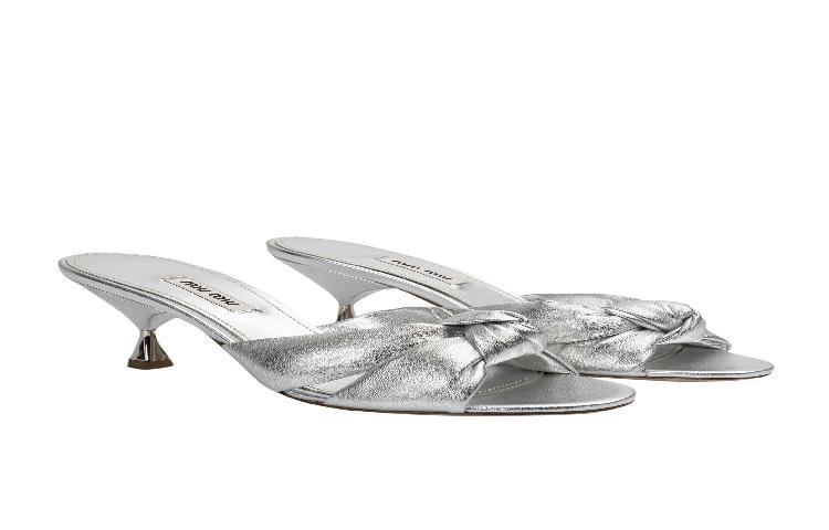 MIU MIU Sandals 'Silver' 圖 4