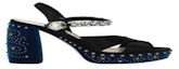 Buy Sneaker MIU MIU 'Hitam Biru Perak' 5XP724RASOVELLUTONEROCOBALTO