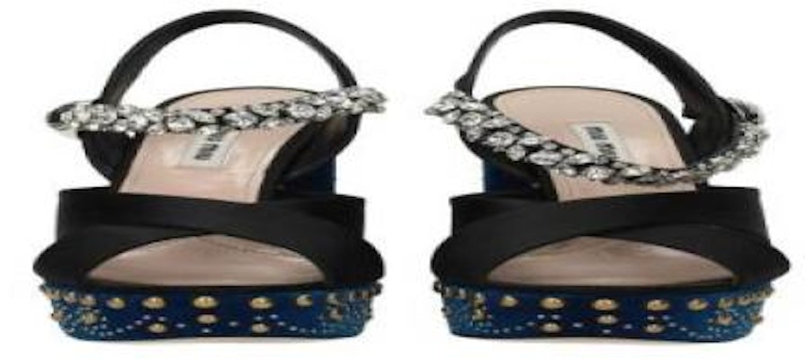 MIU MIU Sneaker 'Black Blue Silver' 5XP724RASOVELLUTONEROCOBALTO Purchase MIU MIU Sneaker 'Black Blue Silver' 5XP724RASOVELLUTONEROCOBALTO