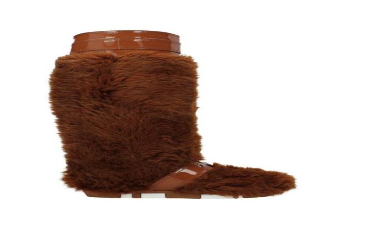 Buy MIU MIU Sneaker 'Brown Pre Montone Evarrustine' 5W308BECOMONTONEVERRUGGINE